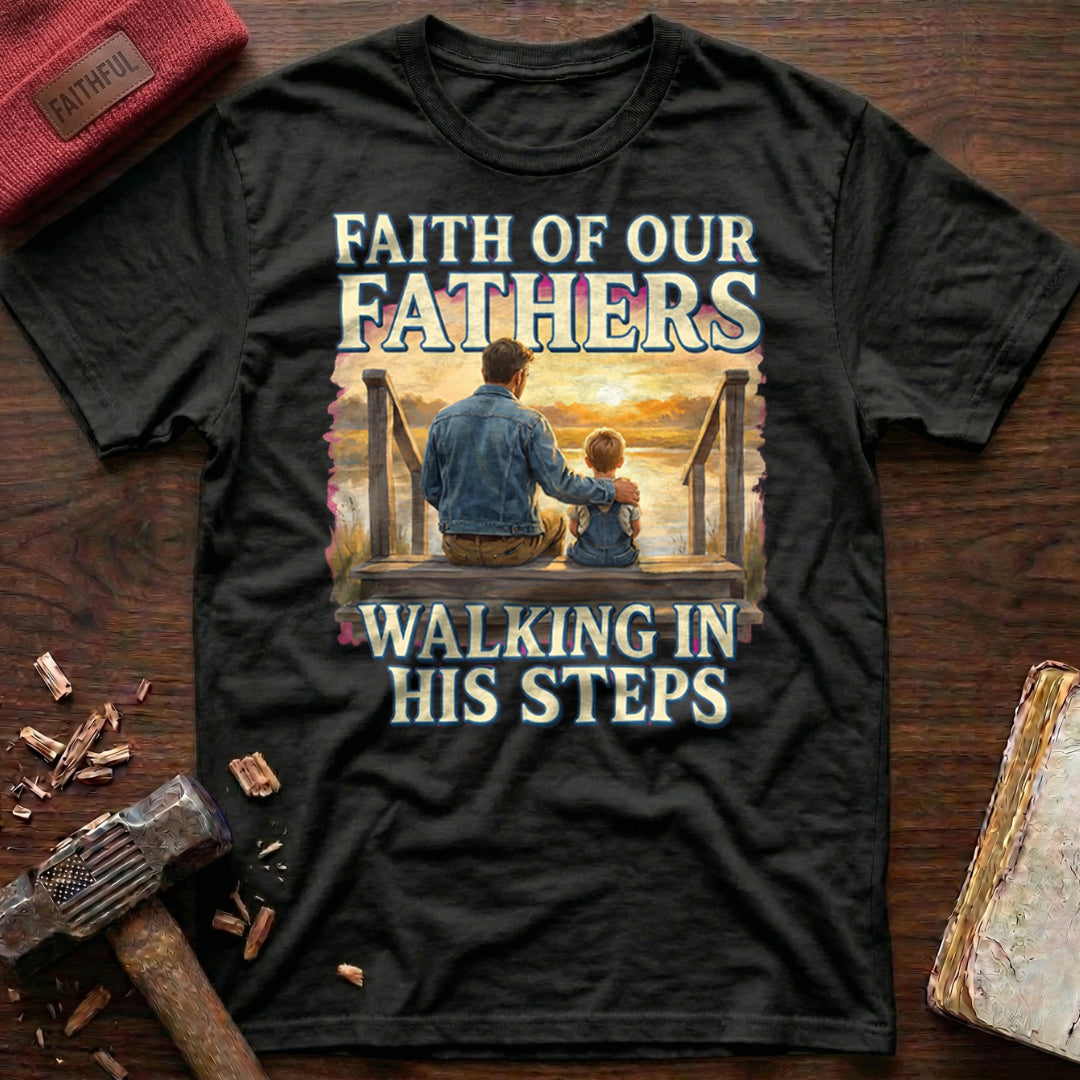 Walk In His Steps T-Shirt
