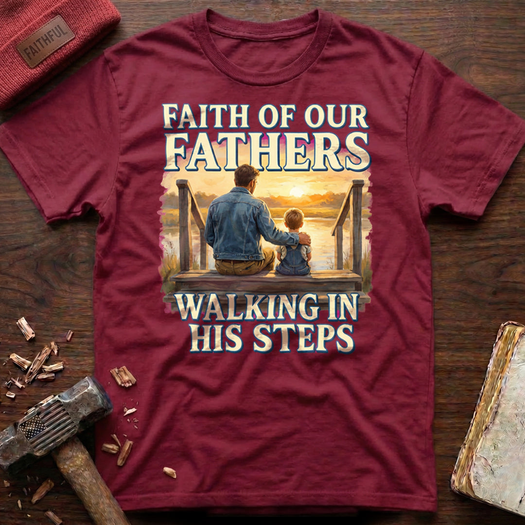 Walk In His Steps T-Shirt