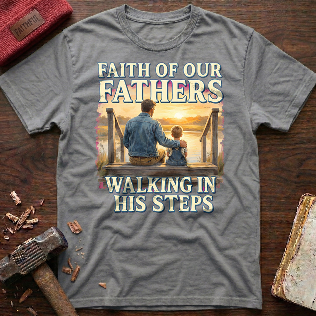 Walk In His Steps T-Shirt