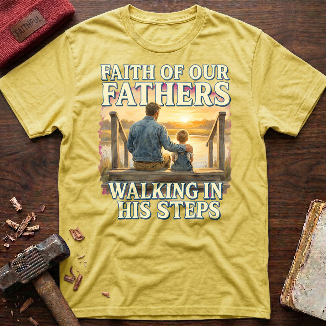 Walk In His Steps T-Shirt