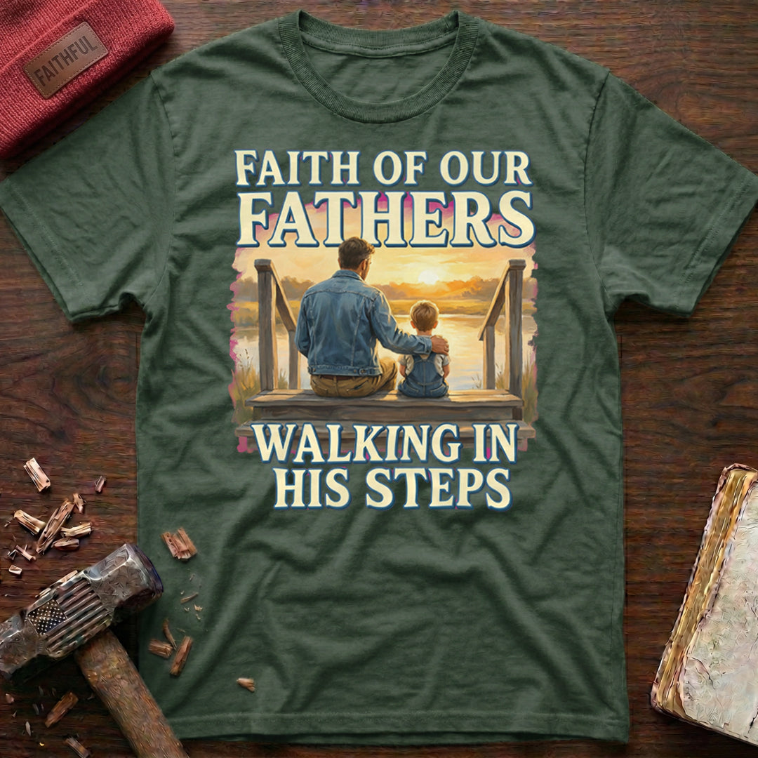 Walk In His Steps T-Shirt