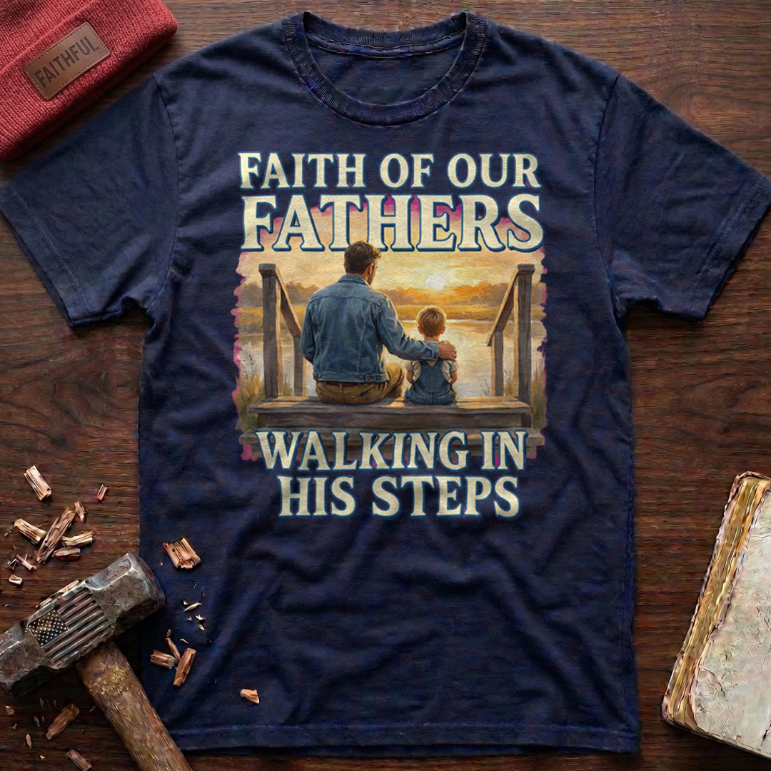 Walk In His Steps T-Shirt