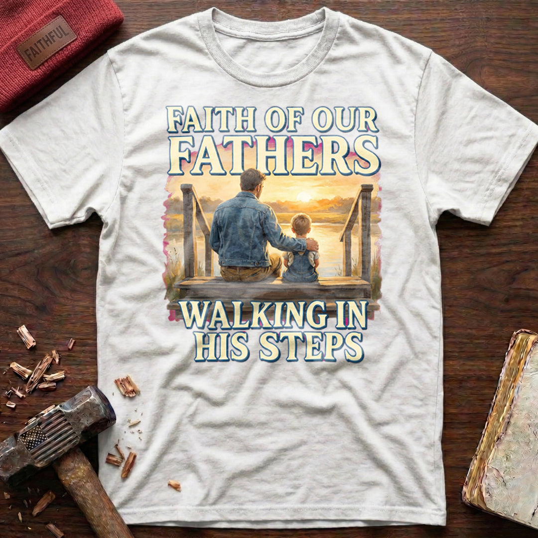 Walk In His Steps T-Shirt