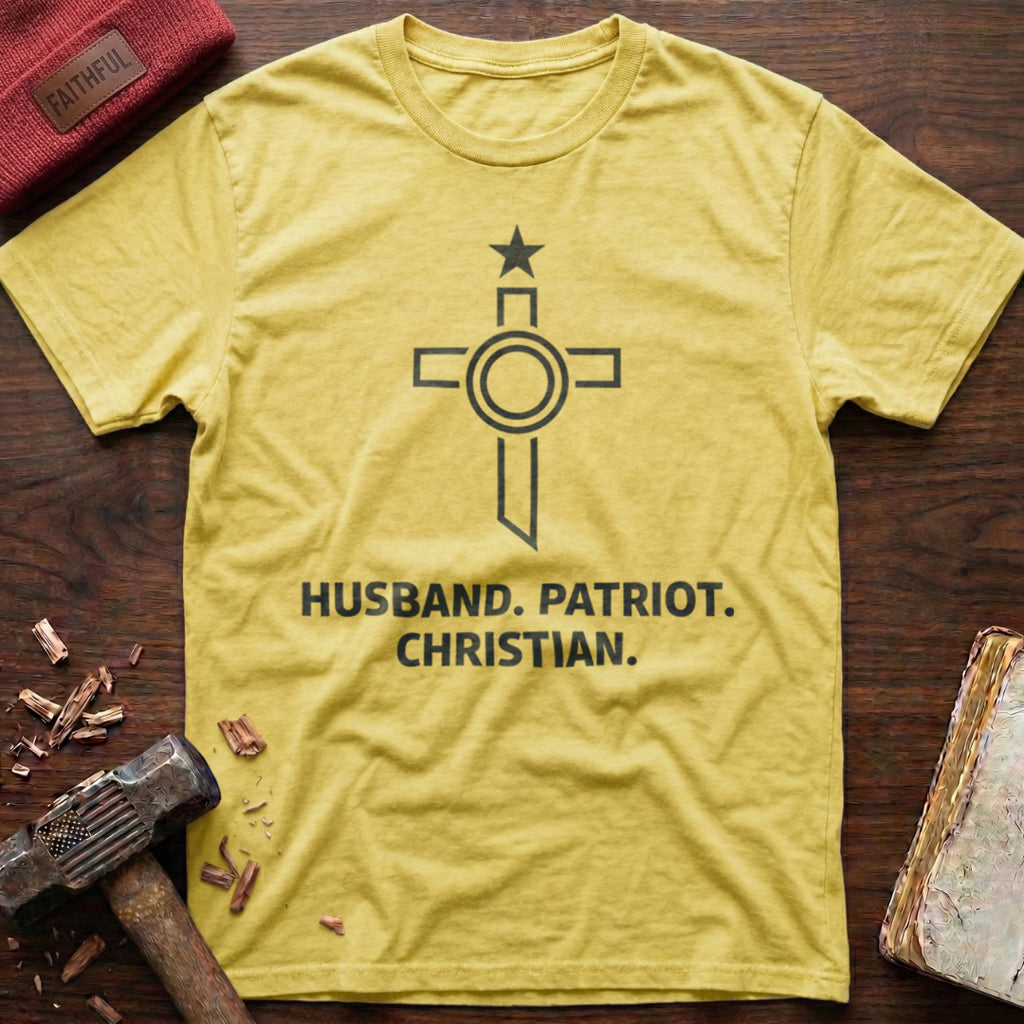 Husband Patriot Christian T-Shirt