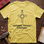Husband Patriot Christian T-Shirt