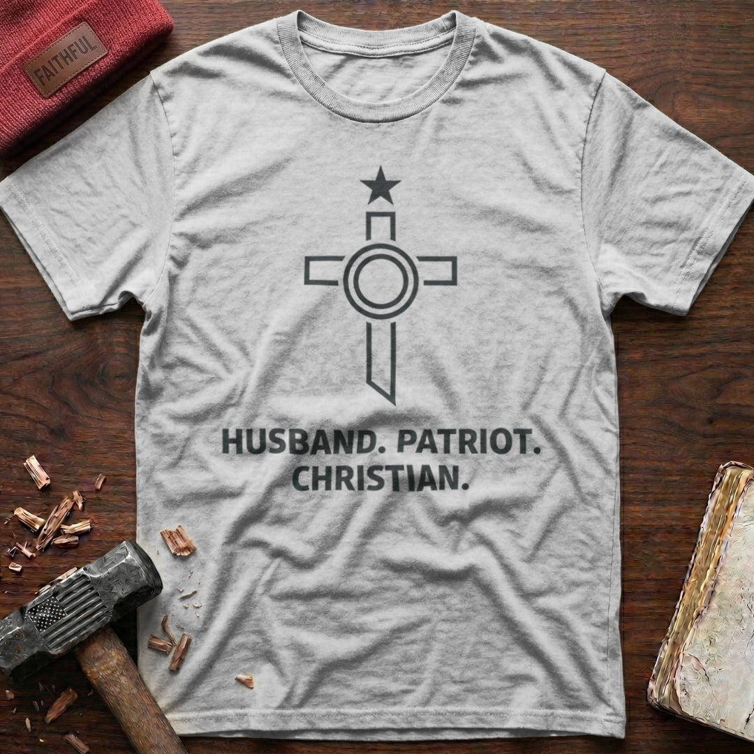 Husband Patriot Christian T-Shirt