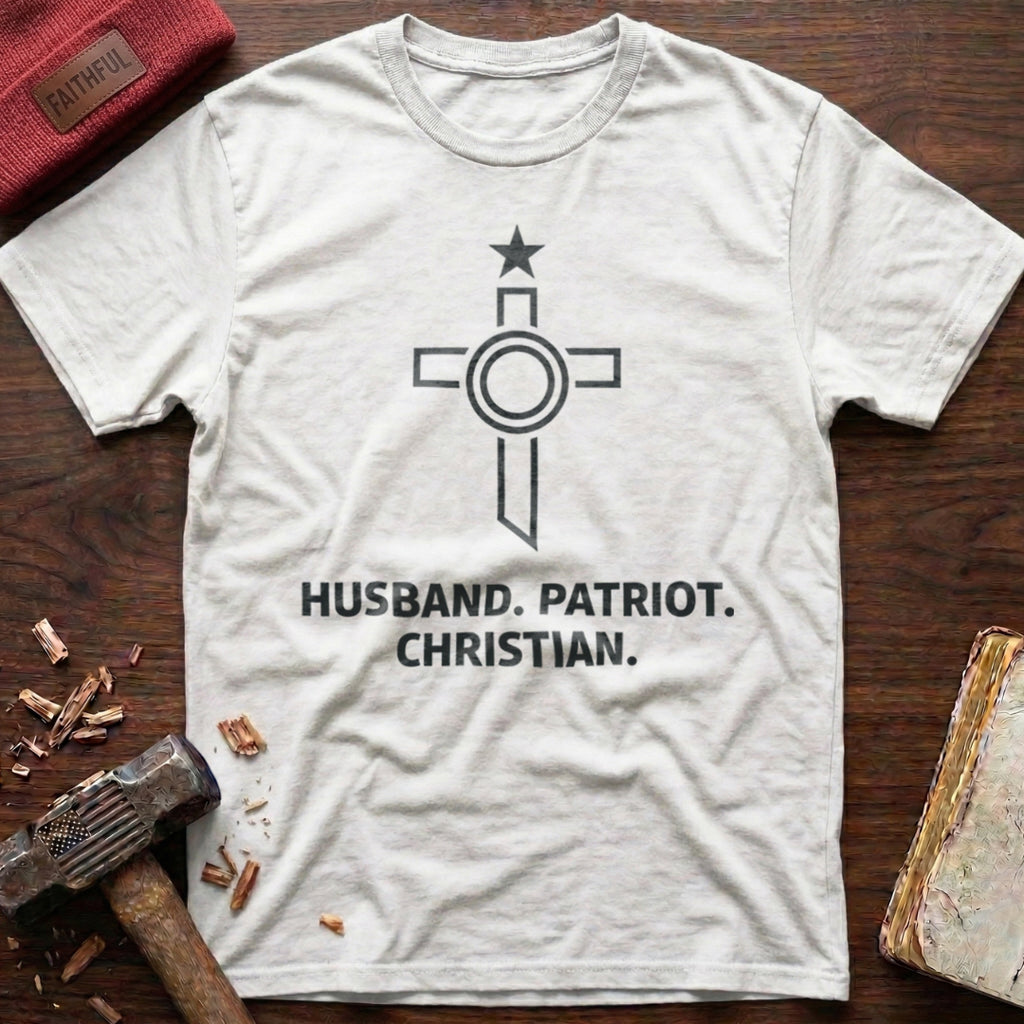 Husband Patriot Christian T-Shirt