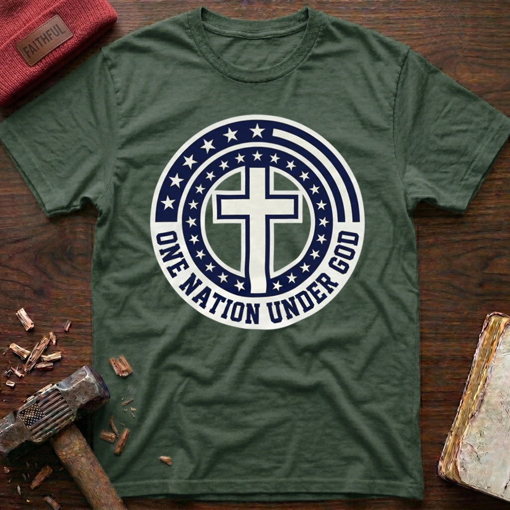 One Nation Badge T-Shirt